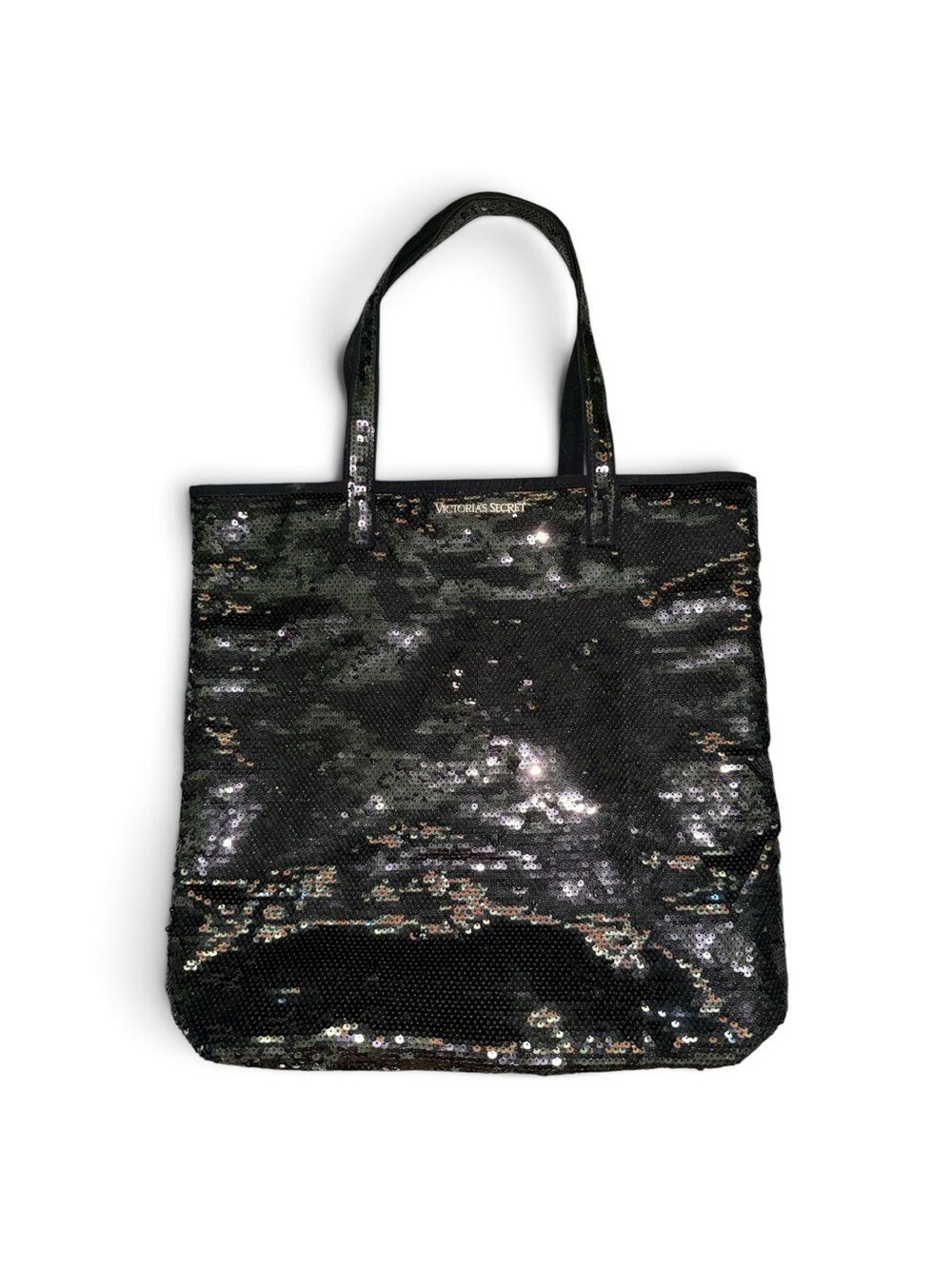Victoria's Secret Black Sequin Tote
